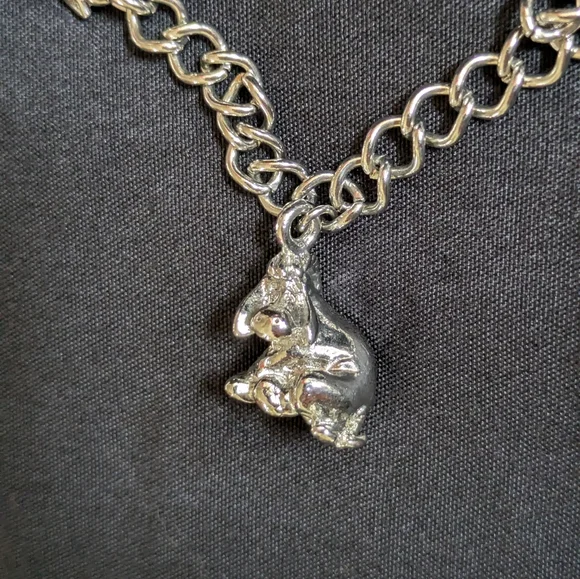 DISNEY Winnie The Pooh & Friends Silver Tone Charm Bracelet 7.25" - Picture 6 of 15